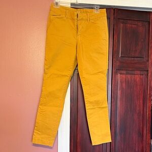 Old Navy Mustard Yellow Pixie Pants